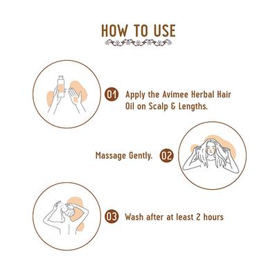 Avimee Herbal Cold Pressed Almond Oil 50 ml - Hair Oils