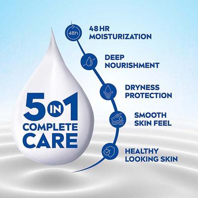 Nivea 72 Hour Nurishing Body Milk Intense Moisture Lotion for Dry to Very Dry Skin 600 ml - Lotions & Creams