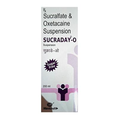 SUCRADAY O SUGAR FREE Suspension 200ml - Ulcer/Reflux/Flatulence-Aaa
