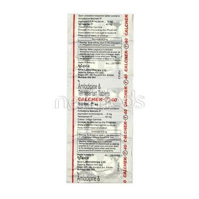Calchek T 40mg Tablet 10'S - Hypertension-Ang