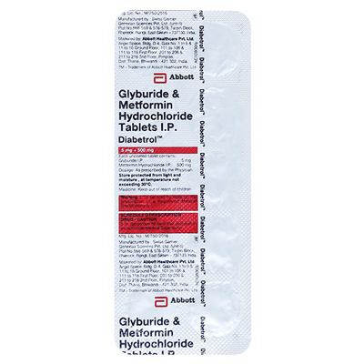 Diabetrol Tablet 10'S - Diabetes-Ant