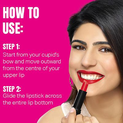 Elle 18 Color Pop Matte Lipstick, B02, Brown Ginger 4.3gm - Lipsticks