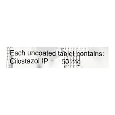Zilast 50mg Tablet 10'S - Intermittent Claudication-Per