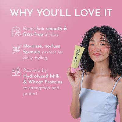 Fix My Curls Leave in Cream with Moisturising Jojoba Oil, Nigella Sativa Oil, and Keratin for Curly, Wavy, Dry and Frizzy Hair 100 gm - Hair Sets & Kits