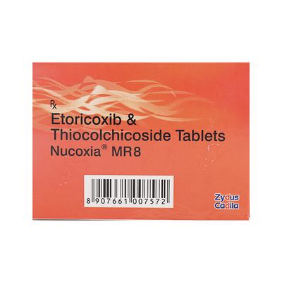 Nucoxia MR 8mg Tablet 10'S - Muscle Cramps/Spasticity-Mus