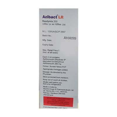 Azibact LR 200mg Readymix Suspension 30ml - Bacterial Infections-Mac