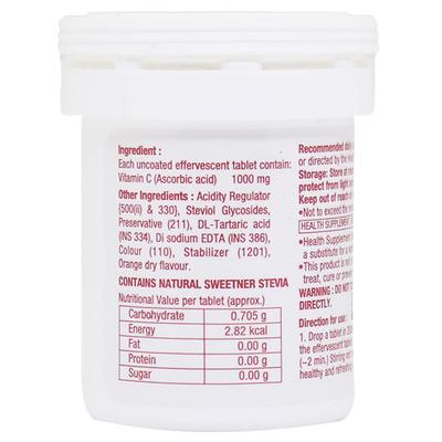 Prorac C 1000 Sugar Free Effervescent Tablet 5's - Supplements-Vic