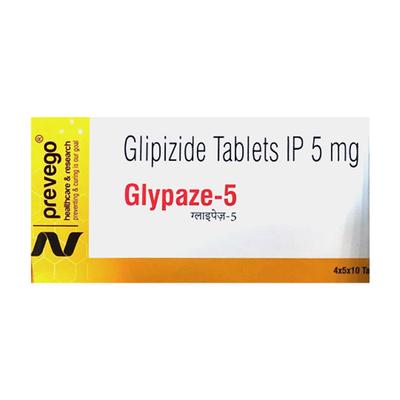 GLYPAZE 5 Tablet 10's - Diabetes-Ant