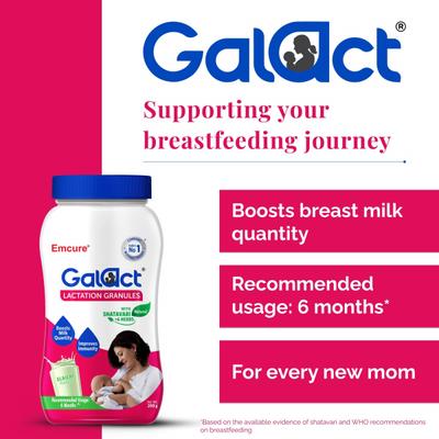 Galact Lactation Granules - Elaichi Flavor 400 g - Nutritional Supplements