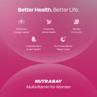 Nutrabay Multivitamin Tablet for Women 60's - Multi-Vitamins