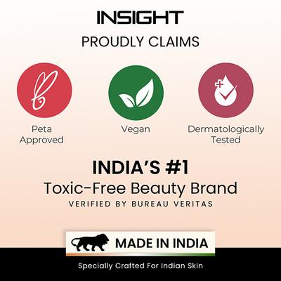 Insight Cosmetics Skin Tint 5In1 Multifunctional Serum Foundation - Latte Please ! 30 gm - Foundation
