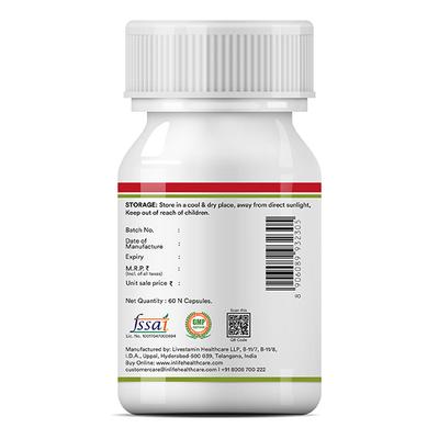 Inlife Apple Cider Vinegar 500 mg Vegetarian Capsule 60's - Apple Cider Vinegar - Acv