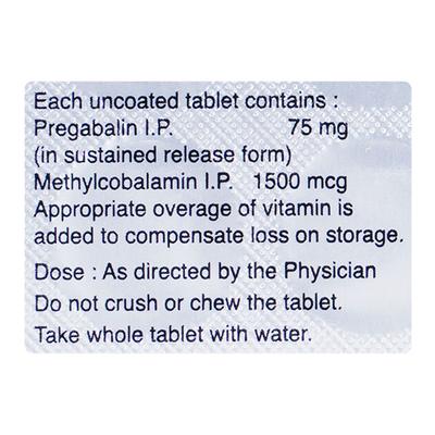 Pregalin M SR 75mg Tablet 15'S - Neuropathic Pain-Dru