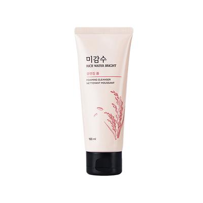 The Face Shop Rice Water Bright Foaming Cleanser- Best Korean Face Wash for Glowing Skin 150 ml - Face Wash & Cleansers