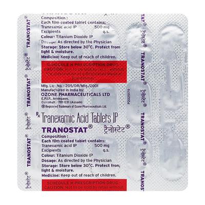TRANOSTAT Tablet 15's - Bleeding Disorders-Hae