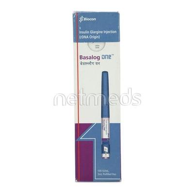 Basalog One 100IU Pen Injection 3ml - Diabetes-Ins
