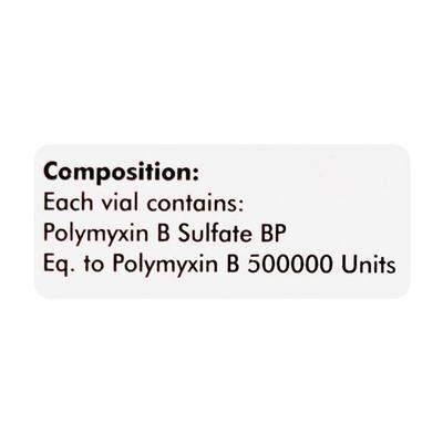 Poly B 500000IU Injection 1's - Bacterial Infections-OAB