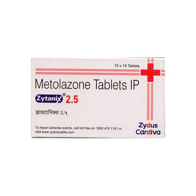 ZYTANIX 2.5 Tablet 15's - Hypertension-Diu