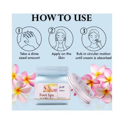 Jeva Foot Spa Elbow knee and Foot Cream 380 ml - Foot Creams & Lotions