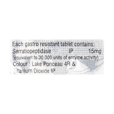 Septidase Forte Tablet 10'S - Pain relief-Ant