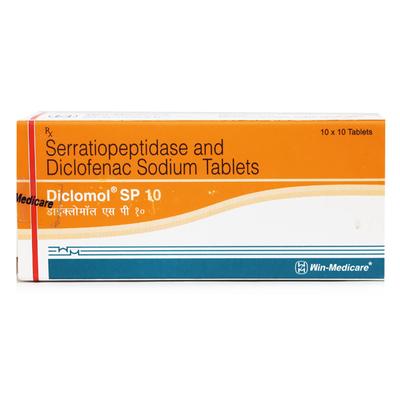 Diclomol SP Tablet 10'S - Pain relief-Nsa