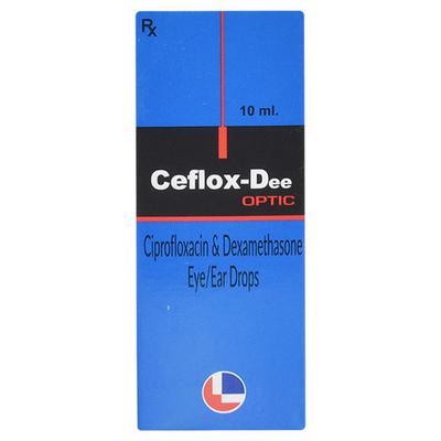 CEFLOX DEE OPTIC Eye/Ear Drops 10ml - Eye Infections-Eaa