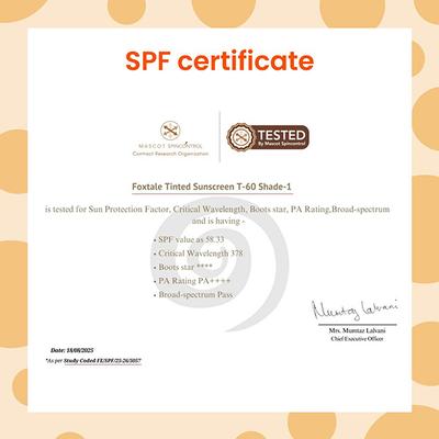 Foxtale Perfect Match Tinted Fluid Susncreen (Nude) 50 ml - Body Sunscreen