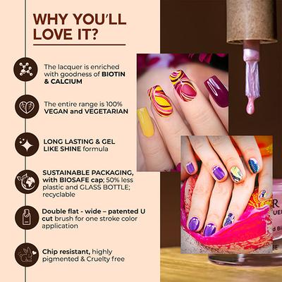 Colorbar Vegan Nail Lacquer - Glancy 8 ml - Nail Polish