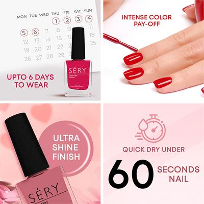 Sery Colorflirt Nail Paint Orange Punch 10 ml - Nail Polish