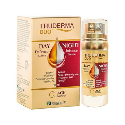 TRUDERMA DUO DAY DEFENCE & NIGHT INTENSE AGE RENEWAL Serum 50ml - Wrinkle/Anti Ageing-Oth