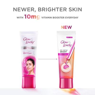Glow & Lovely Re New Bright Multivitamin Serum Face Cream 80 g - Face Serum