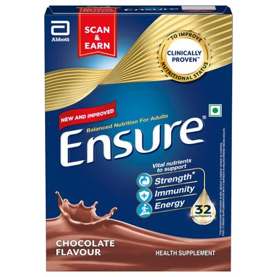 Ensure Nutritional Powder - (Refill Pack) Chocolate Flavour 375 g - Daily Health Drinks