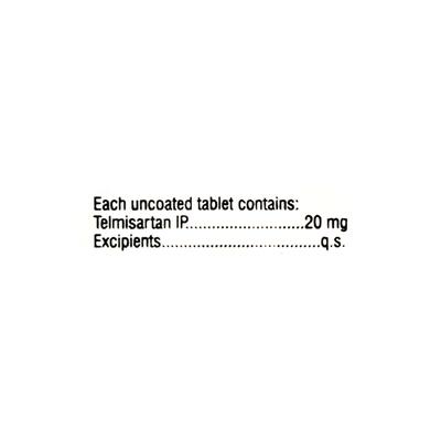 Tamica 20Mg Tablet 15's - Hypertension-Ang