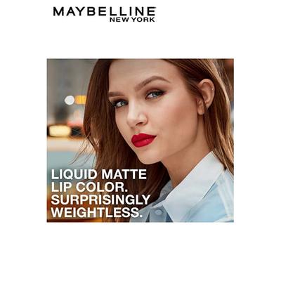Maybelline New York Sensational Liquid Matte Lipstick 02, Soft Wine 7ml - Liquid Lipsticks