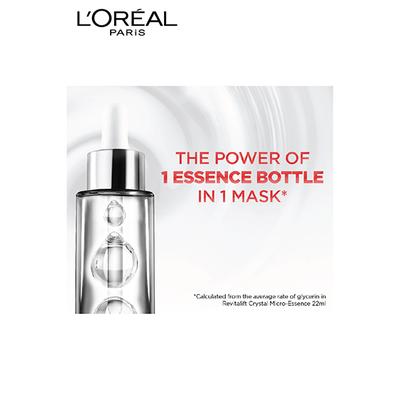 L'Oreal Paris Revitalift Essence Face Sheet Mask, Brightening And Hydrating 30 Gm - Sheet Masks