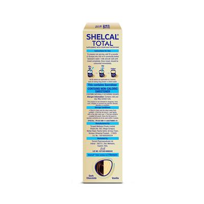 SHELCAL TOTAL NO ADDED SUGAR VANILLA FLAVOUR Powder 400g - Multi-Vitamins