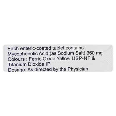 IPCA MMF S Tablet 10's - Immune Suppression