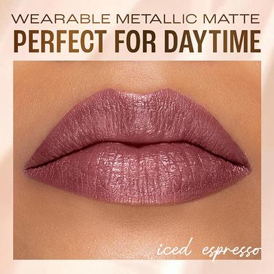 Lakme Be-Jewel Shimmer Lip Liquid, Luminous Matte Finish - 301 Iced Espresso 3.5 ml - Liquid Lipsticks