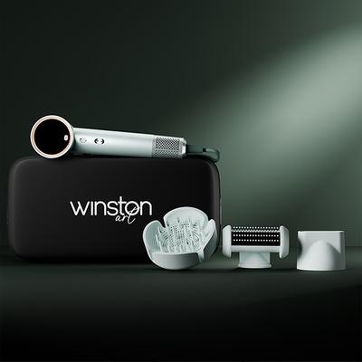 Winston Airizona Hair Dryer with Plasma Technology, 110,000 RPM BLDC Motor, LCD Display, 6 Modes, 3 Attachment 2600 gm - Hair Dryers