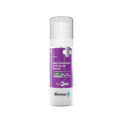 The Derma Co. Sali-Cinamide Anti-Acne Face Serum with 2% Salicylic Acid & 5% Niacinamide for Acne & Acne Marks 30 ml - Face Serum