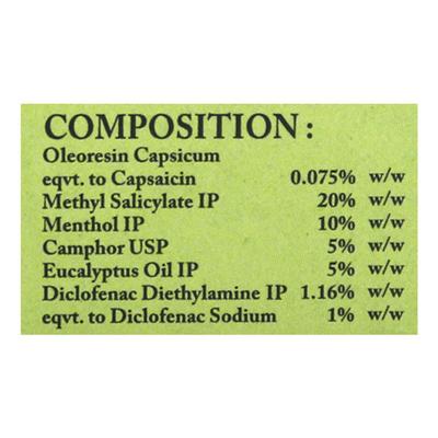 Myolaxin D Ointment 15gm - Pain relief-Nsa