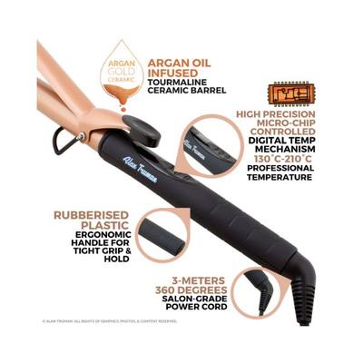 Alan Truman Argan Gold Ceramic Curler - 22Mm 1's - Rollers & Curlers