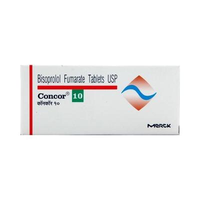 Concor 10mg Tablet 10'S - Hypertension-Bet