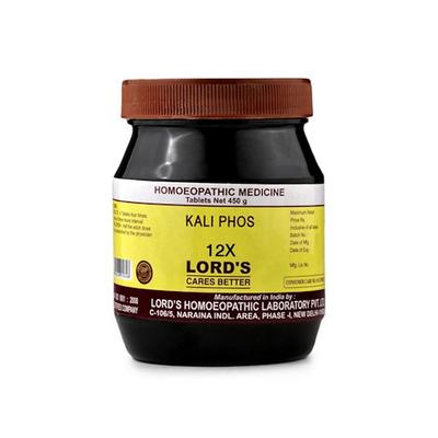 Lord's Bio-Chemic Kali Phos 12X Tablet 450 gm - Bio-Chemic