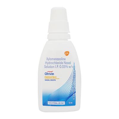 Otrivin Paediatric Nasal Drops 10ml - Nasal Congestion-Nas