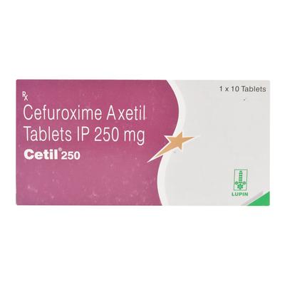 Cetil 250mg Tablet 10'S - Bacterial Infections-Cep