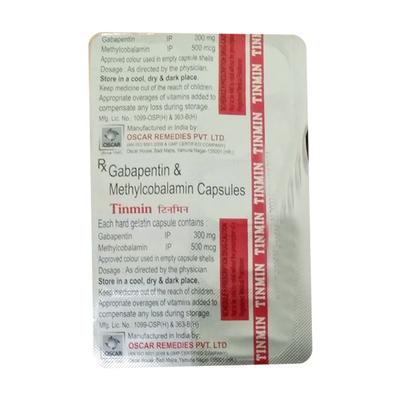 TINMIN Capsule 10's - Neuropathic Pain-Dru
