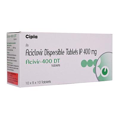 ACIVIR 400 DT Tablet 10's - Viral infections-Ant