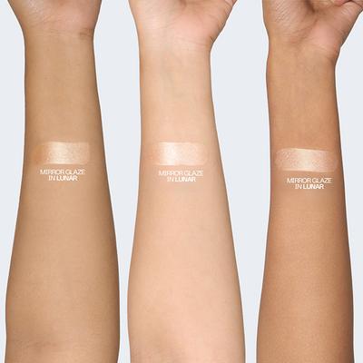 FAE Beauty Mirror Glaze - Glass Balm Illuminator, for High-Shine, Glassy Glow, Shade - Lunar 7.5 gm - Highlighters & Illuminators