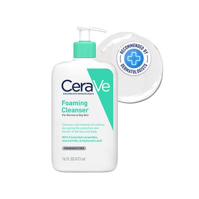 CeraVe Foaming Cleanser For Normal To Oily Skin 473 ml - Face Wash & Cleansers